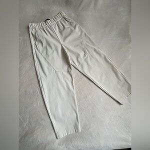 ZARA Pleather Pants Size M White